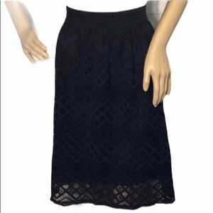 Joe B by Joe Benbasset Lace Overlay A-line Skirt Juniors XL